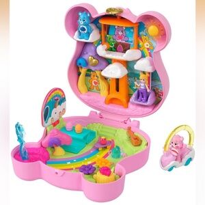 Care Bears x Polly Pocket Compact Set with Cloud Car and Micro Characters